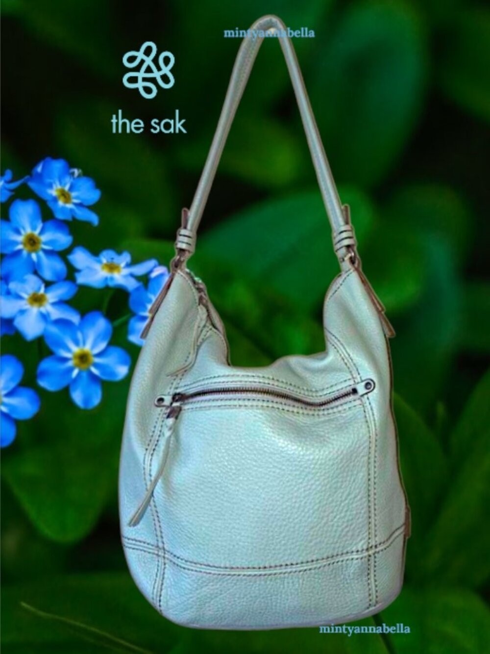 The Sak Sequoia Mint Leather Bag